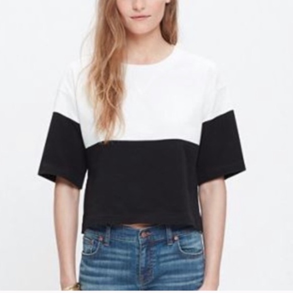 Madewell Sun-Up Colorblock Boxy Tee